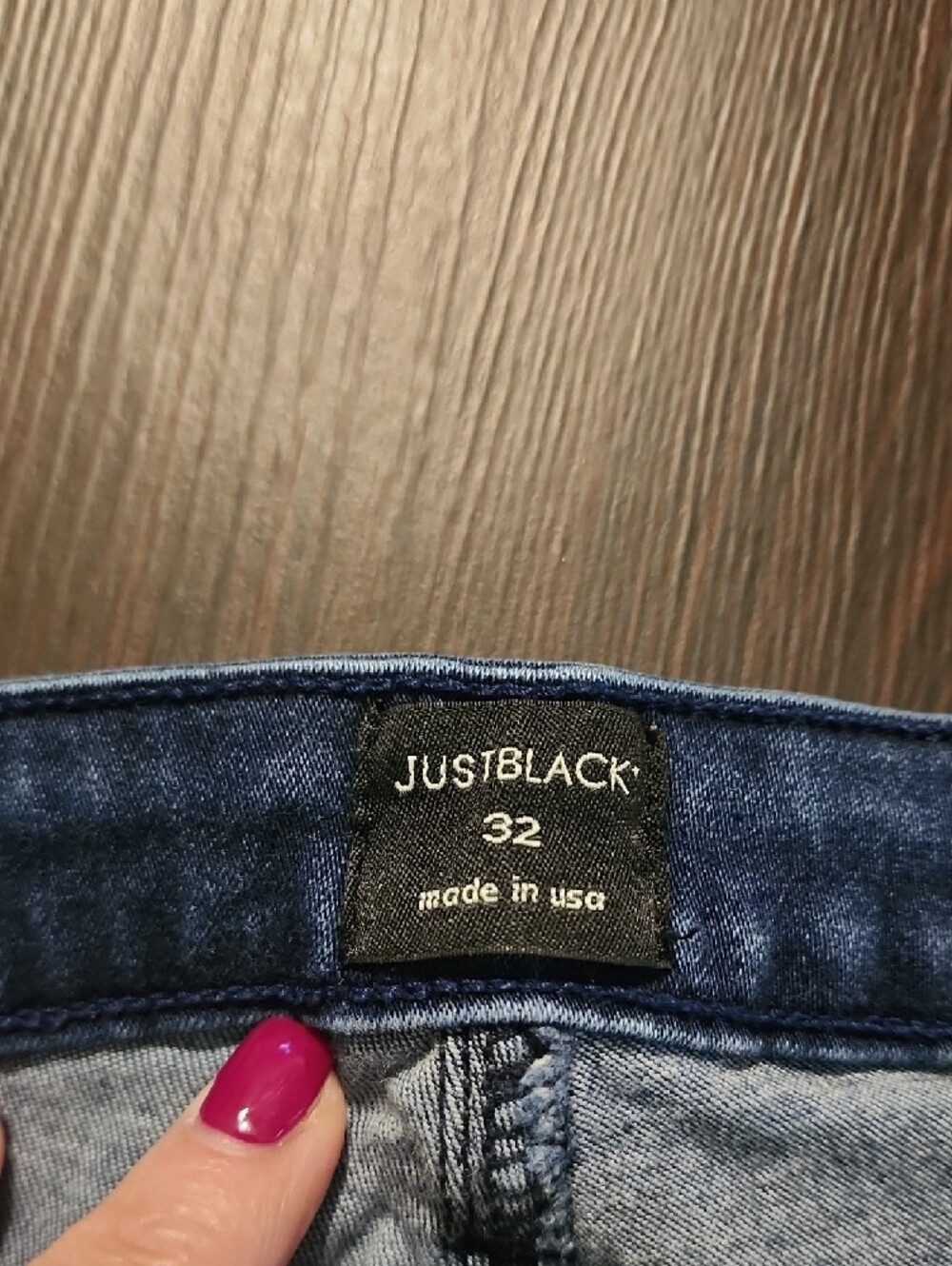 Just Black Women's Slim Straight Jeans in Deep Blue - Picture 2 of 4